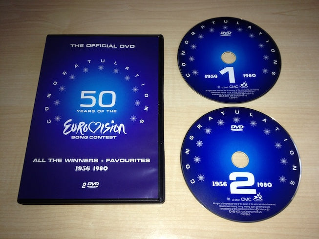 50 Years Of The Eurovision Song Contest 1956-1980 DVD Front