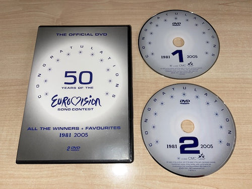 50 Years Of The Eurovision Song Contest 1981-2005 DVD Front