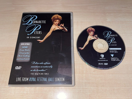 Bernadette Peters In Concert DVD Front