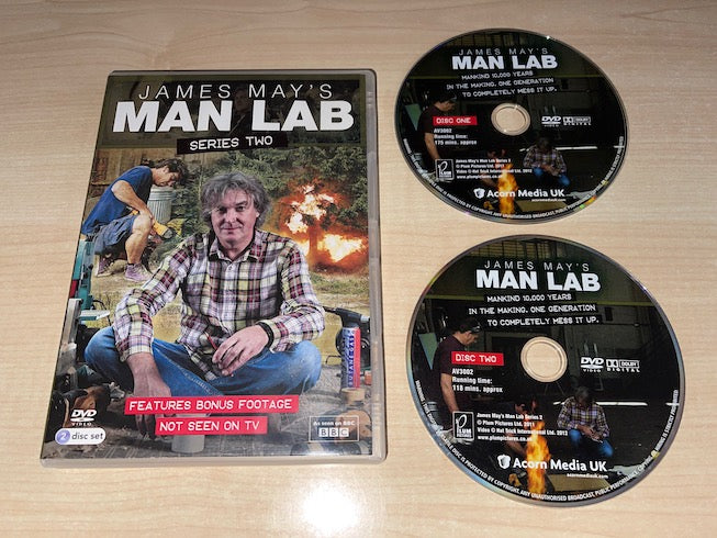 James May’s Man Lab Series 2 DVD Front