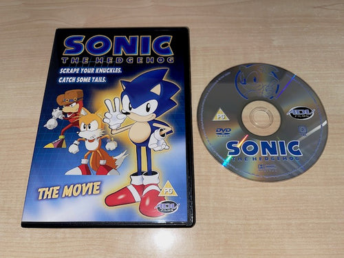Sonic The Hedgehog - The Movie DVD Front