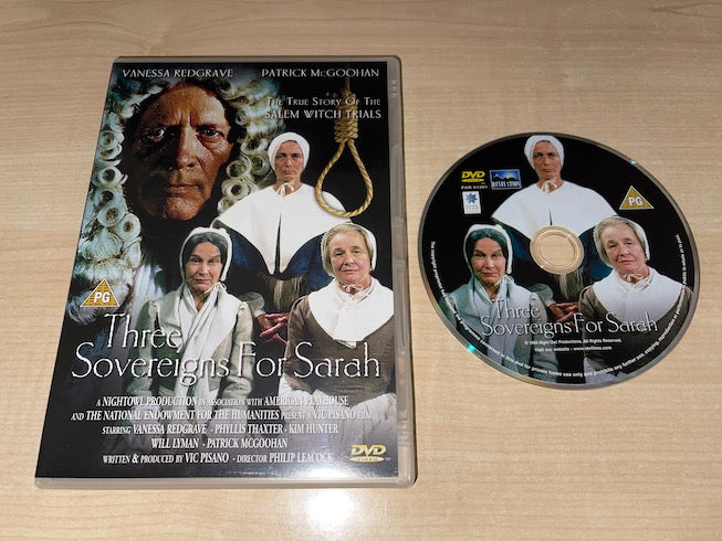 Three Sovereigns For Sarah DVD Front