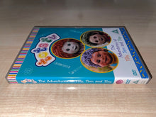 Load image into Gallery viewer, Tots TV The Adventures Of Tilly, Tom And Tiny DVD Spine
